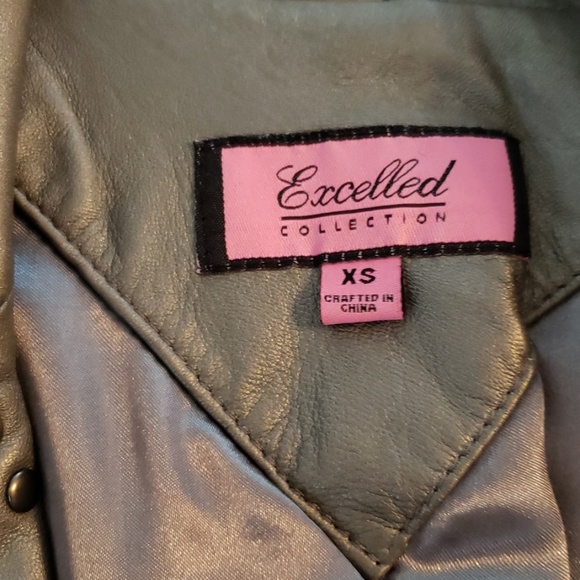 Excelled Collection 3/4 Length Leather Jacket - Picture 3 of 8